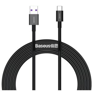 BASEUS καλώδιο USB σε USB Type-C CATYS-A01, 66W, 2m, μαύρο | Αξεσουάρ κινητών | elabstore.gr