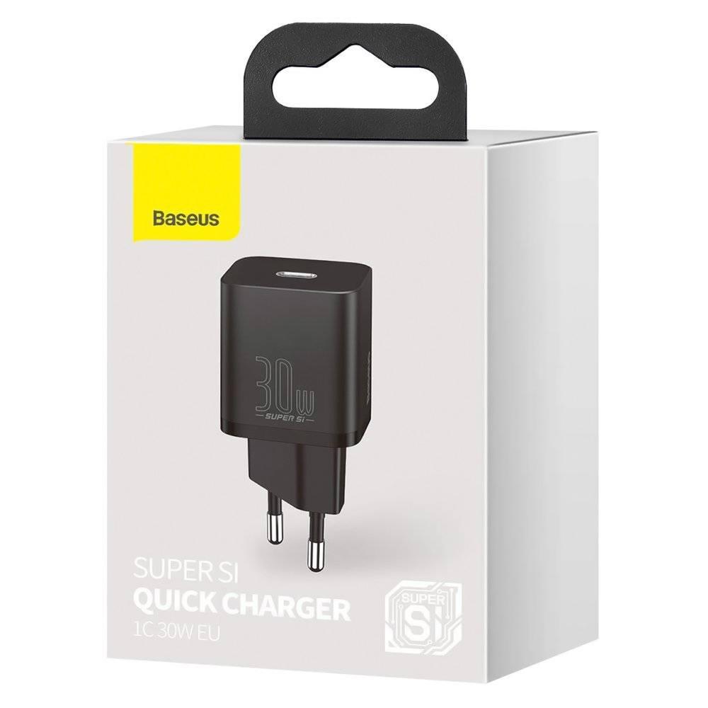 BASEUS φορτιστής τοίχου CCSUP-J01, USB Type-C, Super Si IC, 30W, μαύρος | eLabstore.gr BASEUS φορτιστής τοίχου CCSUP-J01, USB Type-C, Super Si IC, 30W, μαύρος | Αξεσουάρ κινητών | elabstore.gr