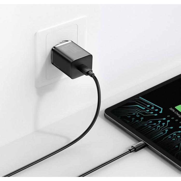 BASEUS φορτιστής τοίχου CCSUP-J01, USB Type-C, Super Si IC, 30W, μαύρος | eLabstore.gr BASEUS φορτιστής τοίχου CCSUP-J01, USB Type-C, Super Si IC, 30W, μαύρος | Αξεσουάρ κινητών | elabstore.gr