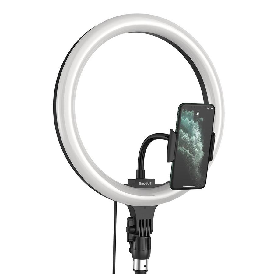 BASEUS φωτιστικό δαχτυλίδι LED CRZB12-B01, 12", χωρίς τρίποδα, μαύρο | eLabstore.gr BASEUS φωτιστικό δαχτυλίδι LED CRZB12-B01, 12", χωρίς τρίποδα, μαύρο | Αξεσουάρ κινητών | elabstore.gr