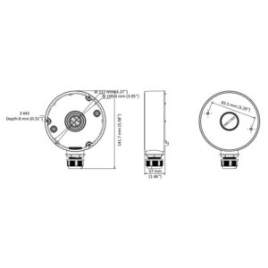 HIKVISION βάση κάμερας DS-1280ZJ-DM18, μεταλλική, λευκή | Κλειστό Κύκλωμα CCTV | elabstore.gr