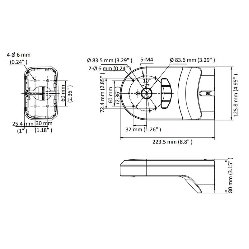 HIKVISION βάση κάμερας DS-1294ZJ-PT, μεταλλική/πλαστική, λευκή | eLabstore.gr HIKVISION βάση κάμερας DS-1294ZJ-PT, μεταλλική/πλαστική, λευκή | Κλειστό Κύκλωμα CCTV | elabstore.gr