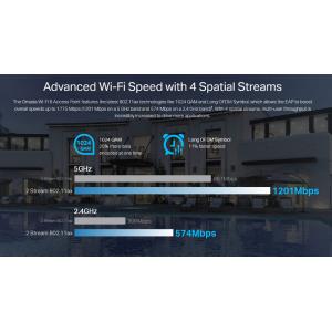 TP-LINK access point EAP620 HD, AX1800, WiFi 6, ceiling moint, Ver. 2.0 | Δικτυακά | elabstore.gr
