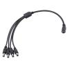 FOLKSAFE splitter DC1F4M, 1 θηλυκό σε 4 αρσενικά, 5.5x2.1mm, 4τμχ | eLabstore.gr FOLKSAFE splitter DC1F4M, 1 θηλυκό σε 4 αρσενικά, 5.5x2.1mm, 4τμχ | Κλειστό Κύκλωμα CCTV | elabstore.gr