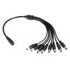 FOLKSAFE splitter DC1F8M, 1 θηλυκό σε 8 αρσενικά, 5.5x2.1mm, 4τμχ | eLabstore.gr FOLKSAFE splitter DC1F8M, 1 θηλυκό σε 8 αρσενικά, 5.5x2.1mm, 4τμχ | Κλειστό Κύκλωμα CCTV | elabstore.gr