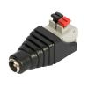 FOLKSAFE βύσμα τροφοδοσίας DC θηλυκό DCFCP, 5.5x2.1mm, push-pin, 5τμχ | Κλειστό Κύκλωμα CCTV | elabstore.gr