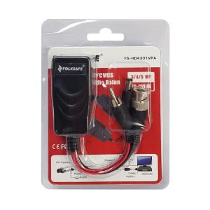 FOLKSAFE video & power balun transmitter FS-HD4301VPA, 4K, audio, RJ45 | eLabstore.gr FOLKSAFE video & power balun transmitter FS-HD4301VPA, 4K, audio, RJ45 | Κλειστό Κύκλωμα CCTV | elabstore.gr