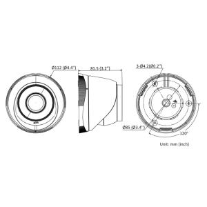 HIKVISION IP κάμερα HiWatch HWI-T240H, POE, 2.8mm, 4MP, IP67 | Κλειστό Κύκλωμα CCTV | elabstore.gr