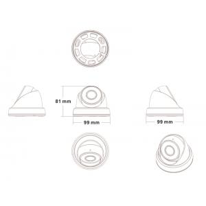 LONGSE υβριδική κάμερα LIRDLAHTC200FEH, 2.8mm, 1/3" CMOS 2/5MP, IR 20m | Κλειστό Κύκλωμα CCTV | elabstore.gr
