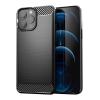 POWERTECH Θήκη Carbon MOB-1656 για iPhone 13 Pro Max, μαύρη | Αξεσουάρ κινητών | elabstore.gr