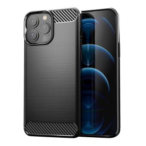 POWERTECH Θήκη Carbon MOB-1657 για iPhone 13 Pro, μαύρη | Αξεσουάρ κινητών | elabstore.gr