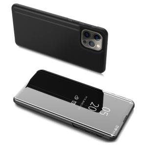 POWERTECH θήκη Clear View MOB-1663 για iPhone 13 Pro Max, μαύρη | Αξεσουάρ κινητών | elabstore.gr