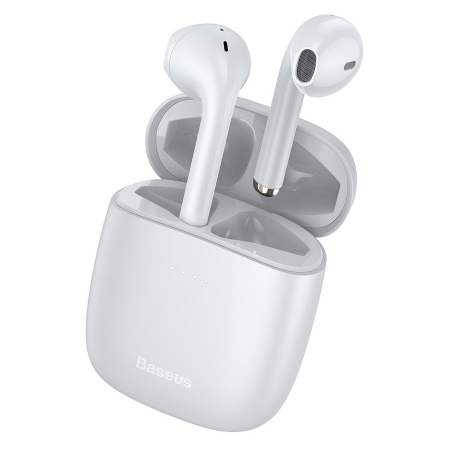 BASEUS earphones ENCOK W04, true wireless, με θήκη φόρτισης, λευκά | eLabstore.gr BASEUS earphones ENCOK W04, true wireless, με θήκη φόρτισης, λευκά | Αξεσουάρ κινητών | elabstore.gr