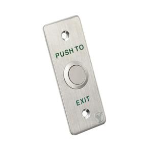 YLI ELECTRONIC χωνευτό μπουτόν PBK-814A, 35 x 90mm, 3Α, ασημί | Access Control | elabstore.gr