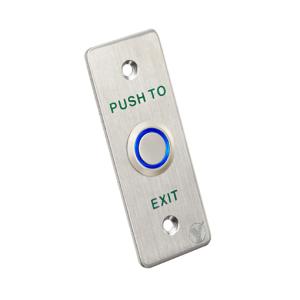 YLI ELECTRONIC χωνευτό μπουτόν PBK-814A με LED, 35 x 90mm, 3Α, ασημί | Access Control | elabstore.gr