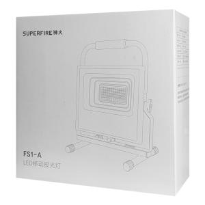 SUPFIRE φορητός προβολέας FS1-A, τηλεκοντρόλ, 25W, 4500mAh, 8000K, IP54 | eLabstore.gr
