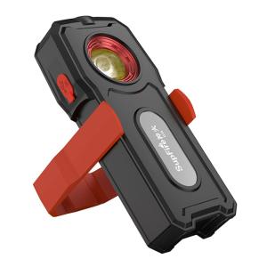 SUPFIRE φακός εργασίας G18 με εμπρόσθιο & πλαϊνό LED, 2000mAh, IP42 | Φωτισμός | elabstore.gr