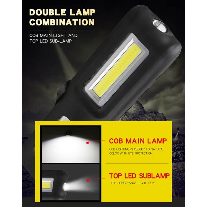 SUPFIRE φακός εργασίας G6 με εμπρόσθιο & πλαϊνό LED, CREE XPE LED & COB | eLabstore.gr SUPFIRE φακός εργασίας G6 με εμπρόσθιο & πλαϊνό LED, CREE XPE LED & COB | Φωτισμός | elabstore.gr