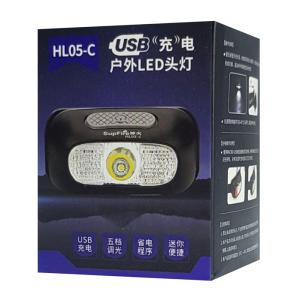 SUPFIRE φακός κεφαλής HL05-C, 2W, 100Lm, 55m, 500mAh | Φωτισμός | elabstore.gr