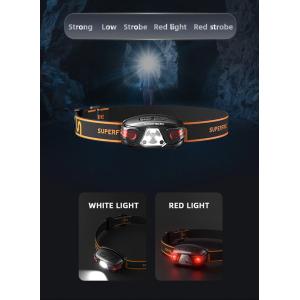 SUPFIRE φακός κεφαλής HL63 με αισθητήρα φωτός, 5W, 500Lm, 135m, 1200mAh | Φωτισμός | elabstore.gr