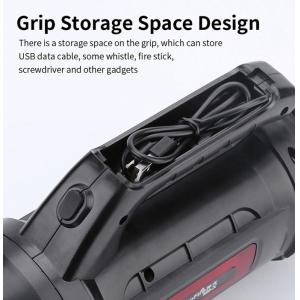 SUPFIRE φακός εργασίας με χειρολαβή M9-X, 2x 1500mAh, 390m | Φωτισμός | elabstore.gr