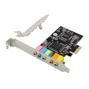 POWERTECH κάρτα επέκτασης PCIe σε 6x channel audio ST17, CM8738 | PC & Αναβάθμιση | elabstore.gr