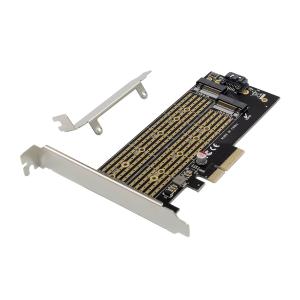 POWERTECH κάρτα επέκτασης 4x PCIe σε M.2 B & M Key NVMe ST531 | PC & Αναβάθμιση | elabstore.gr