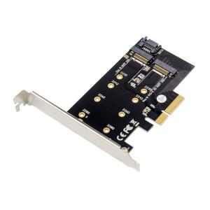 POWERTECH κάρτα επέκτασης 4x PCIe σε M.2 B & M Key ST59 | PC & Αναβάθμιση | elabstore.gr