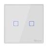 SONOFF smart διακόπτης T2EU2C-RF 433MHz, αφής, διπλός, λευκός | Εργαλεία | elabstore.gr