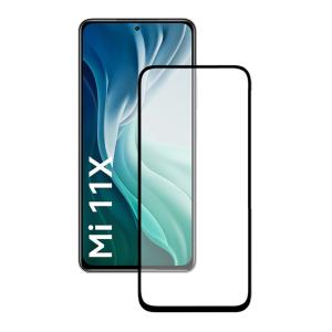 POWERTECH tempered glass 5D TGC-0520, Xiaomi Mi 11X/11X Pro/11i, μαύρο | Αξεσουάρ κινητών | elabstore.gr