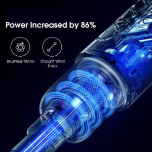 DEERMA φορητή ηλεκτρική σκούπα VC20 Pro, 220W, 0.6L, 84dB, 17kPa, μπλε | Οικιακές & Προσωπικές Συσκευές | elabstore.gr