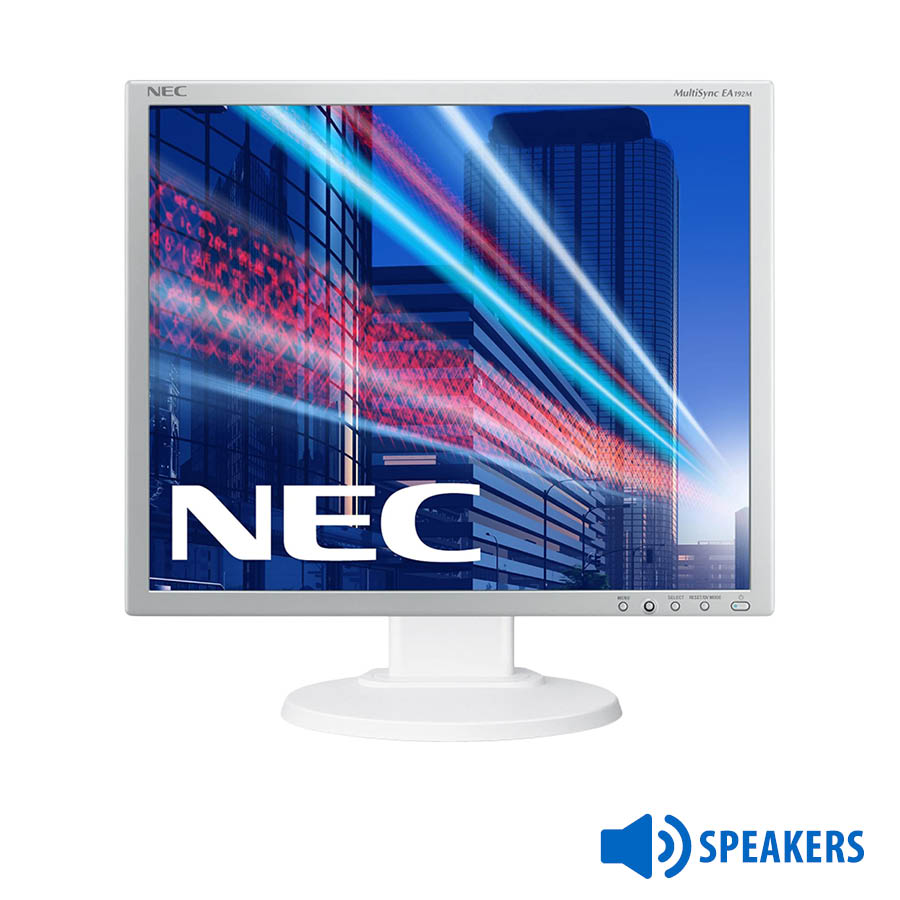 Used Monitor EA192M TFT/ NEC/ 19"/ 1280x1024/ White/ w/ Speakers/ D-SUB & DVI-D & DP | eLabstore.gr Used Monitor EA192M TFT/NEC/19"/1280x1024/White/w/Speakers/D-SUB & DVI-D & DP | Refurbished | elabstore.gr