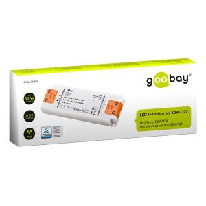 GOOBAY μετασχηματιστής LED 30004, 12V, 50W, IP20 | Φωτισμός | elabstore.gr