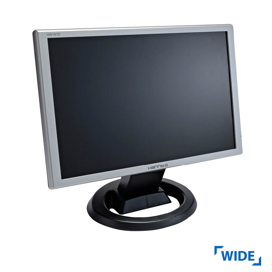 Used Monitor HW191D TFT/ Hannsg/ 19"/ 1440x900/ WIde/ Black/ Silver/ D-SUB & DVI-D | eLabstore.gr Used Monitor HW191D TFT/Hannsg/19"/1440x900/WIde/Black/Silver/D-SUB & DVI-D | Refurbished | elabstore.gr