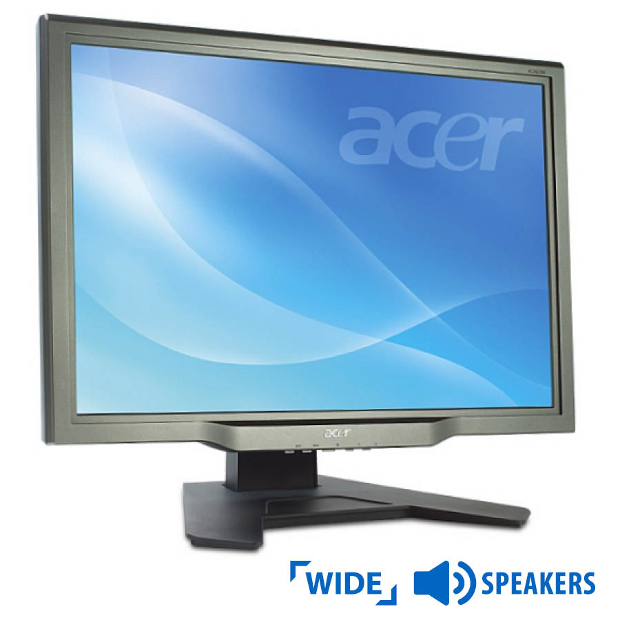Used Monitor AL2423W/ LED/ Acer/ 24"/ 1920x1200/ Wide/ Silver/ w/ Speakers/ D-SUB & DVI-D | eLabstore.gr Used Monitor AL2423W/LED/Acer/24"/1920x1200/Wide/Silver/w/Speakers/D-SUB & DVI-D | Refurbished | elabstore.gr