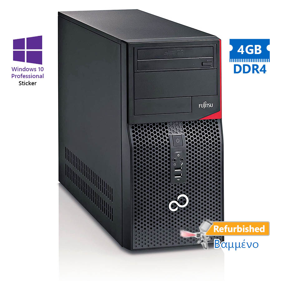 Fujitsu P556 Tower i5-6400/ 4GB DDR4/ 500GB / DVD/ 10P Grade A+ Refurbished PC | eLabstore.gr Fujitsu P556 Tower i5-6400/4GB DDR4/500GB /DVD/10P Grade A+ Refurbished PC | Refurbished | elabstore.gr