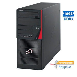 Fujitsu W512 Tower Xeon E3-1275v2(4-Cores)/16GB DDR3/1TB/Nvidia 2GB/DVD-RW/7P Grade A+ Workstation R | Refurbished | elabstore.gr