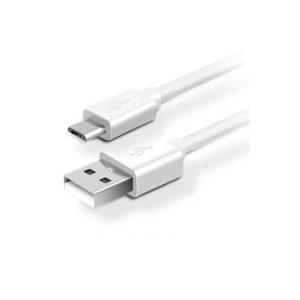 Καλώδιο USB 2.0 σε Micro USB Φόρτισης - Data 2m 2.0A Λευκό Well CABLE-USB/UUSB-2WE05-WL | Περιφερειακά | elabstore.gr