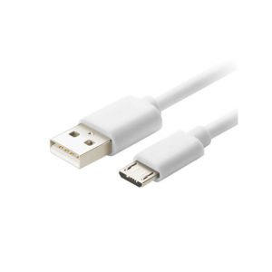 Καλώδιο USB 2.0 σε Micro USB Φόρτισης - Data 2m 2.0A Λευκό Well CABLE-USB/UUSB-2WE05-WL | Περιφερειακά | elabstore.gr