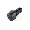 Well Universal 2χUSB Fast Car Charger 5V/2.4A Μαύρος PSUP-USBCQ25401BK-WL | Περιφερειακά | elabstore.gr