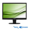 Used (A-) Monitor 220B TFT/Philips/22"/1680x1050/Wide/Black/w/Speakers/Grade A-/D-SUB & DVI-D & USB | Refurbished | elabstore.gr