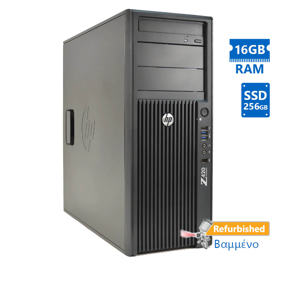 HP Z400 Tower Xeon E5-1650(6-Cores)/ 16GB DDR3/ 256GB SSD/ Nvidia 2GB/ DVD/ 7P Grade A+ Workstation Refur | eLabstore.gr HP Z400 Tower Xeon E5-1650(6-Cores)/16GB DDR3/256GB SSD/Nvidia 2GB/DVD/7P Grade A+ Workstation Refur | Refurbished | elabstore.gr