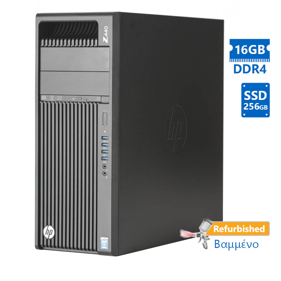 HP Z440 Tower Xeon E5-1620v3(4-Cores)/ 16GB DDR3/ 256GB SSD/ Nvidia 4GB/ DVD-RW/ 8P Grade A+ Workstation | eLabstore.gr HP Z440 Tower Xeon E5-1620v3(4-Cores)/16GB DDR3/256GB SSD/Nvidia 4GB/DVD-RW/8P Grade A+ Workstation | Refurbished | elabstore.gr