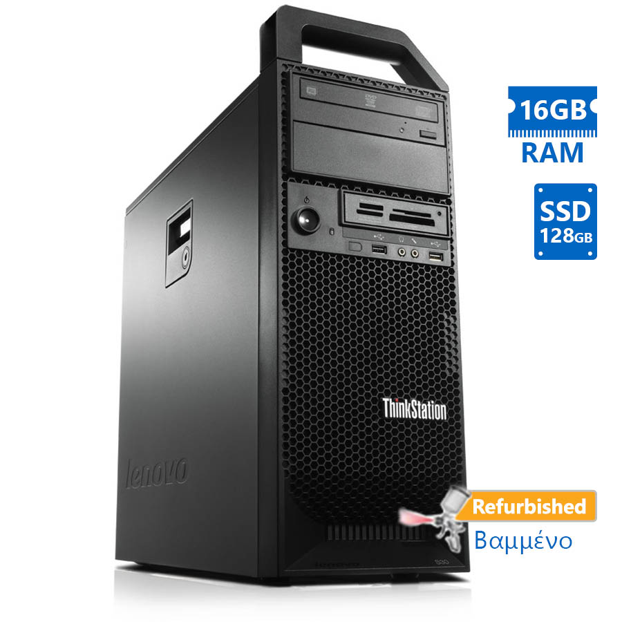 Lenovo ThinkStationS30 Tower Xeon E5-1620(4-Cores)/ 16GB DDR3/ 128GB SSD & 500GB/ Nvidia 2GB/ DVD-RW/ 7P | eLabstore.gr Lenovo ThinkStationS30 Tower Xeon E5-1620(4-Cores)/16GB DDR3/128GB SSD & 500GB/Nvidia 2GB/DVD-RW/7P | Refurbished | elabstore.gr