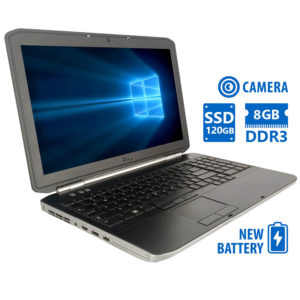 Dell Latitude E5530 i5-3340M/15.6/8GB/120GB SSD/DVD/Camera/New Battery/7P Grade A Refurbished Laptop | Refurbished | elabstore.gr