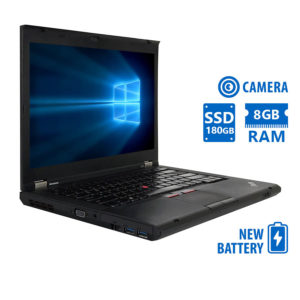 Lenovo ThinkPad T430 i5-3220M/14/8GB/180GB SSD/DVD/Camera/New Battery/7P Grade A Refurbished Laptop | Refurbished | elabstore.gr