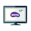 Used Monitor TFT/BenQ/17"/1280x1024/Silver or Black/VGA | Refurbished | elabstore.gr