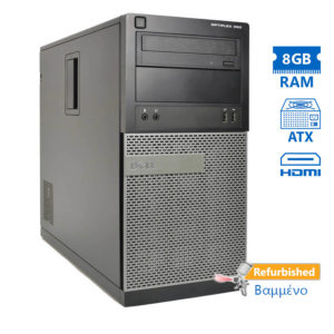 Dell 390 Tower i3-2130/8GB DDR3/250GB/DVD/7H Grade A+ Refurbished PC | Refurbished | elabstore.gr