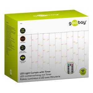 GOOBAY LED λαμπάκια κουρτίνα 57943, 3000K, 4.1m, IP44, USB, 300 LEDs | Οικιακές & Προσωπικές Συσκευές | elabstore.gr