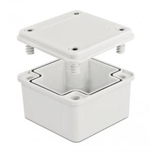 DELOCK ηλεκτρολογικό κυτίο 60396, αδιάβροχο IP65, 96x96x60mm, γκρι | Εργαλεία | elabstore.gr